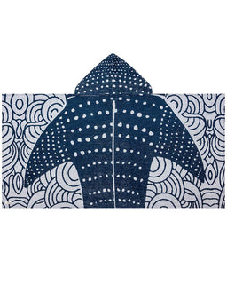 Whale Shark Hooded Kids Bath Towel