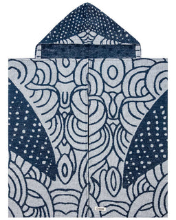 Whale Shark Hooded Kids Bath Towel