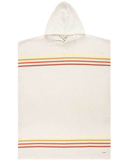Border Classic Stripe Poncho Natural