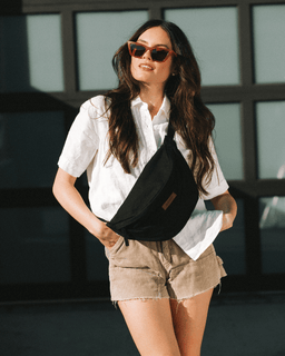 Solid Bum Bag - Black