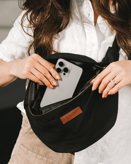 Solid Bum Bag - Black