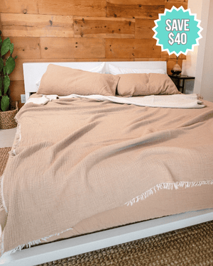 Taupe Bedding Set - King
