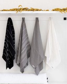 Classic Fringeless XL Bath Bundle - Grey