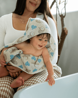 Ducky Gauze Hooded Blanket Single