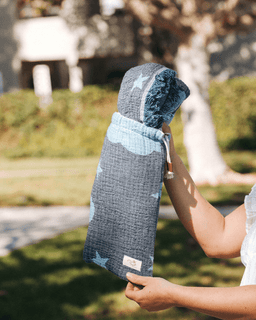 Twinkle Gauze Receiving Blanket with Pouch