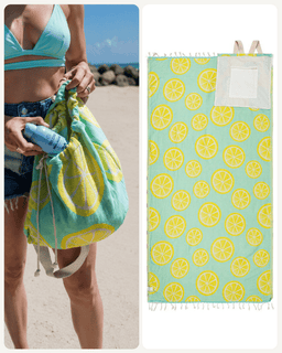 Lemons Towel Bag  - Florida Keys