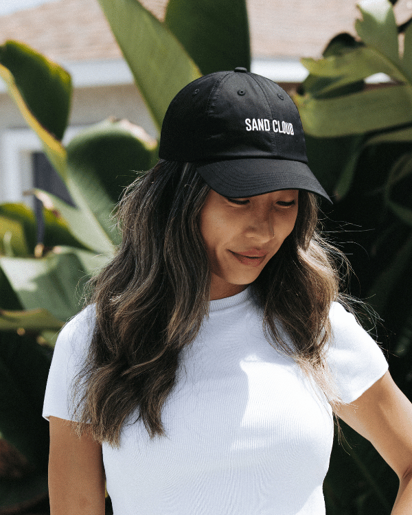 Sand Cloud Dad Hat Black