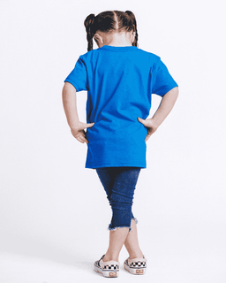 Make The Sea Trash Free Kids Tee - Sapphire Blue