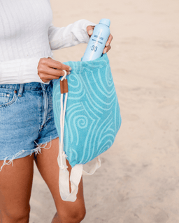 Swirl Turtle Towel Bag