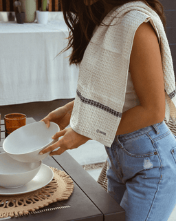 Cicely Waffle Kitchen Towel Bundle - Assorted 3 Pack