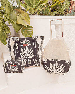 Lotus Toiletry Pouch (With Zipper Closure)