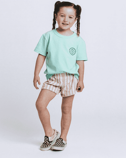 SC Whale Tail Kids Tee - Soft Mint