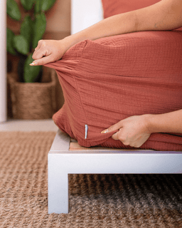 Sonoran Fitted Sheet - Terracotta