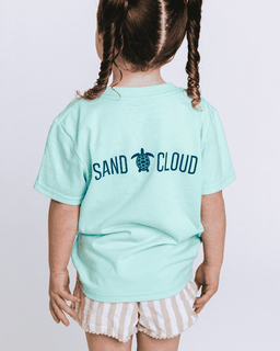 SC Whale Tail Kids Tee - Soft Mint