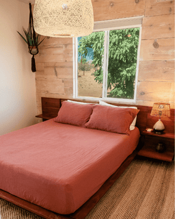 Sonoran Fitted Sheet - Terracotta
