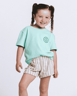 SC Whale Tail Kids Tee - Soft Mint