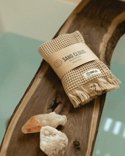 Micro Waffle Hand Bath Bundle - 2 Pack - Sand