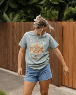 Mandala Turtle SS Tee - Chinoise Green