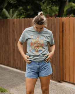 Mandala Turtle SS Tee - Chinoise Green