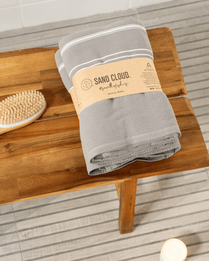 Classic Fringeless XL Bath Bundle - Grey - 2 Pack