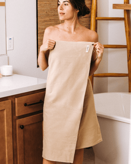 Terra Fringeless XL Bath Bundle 4 Pack Mixed - Sand