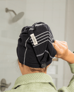 Classic Hair Towel - Black