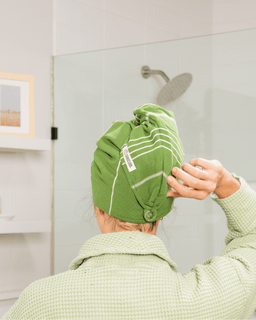 Classic Hair Towel - Green