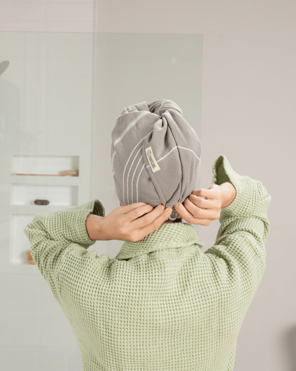 Classic Hair Towel - Grey