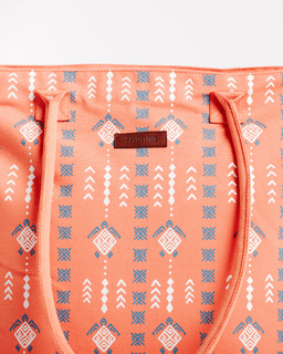 Diamond Mudcloth Beach Tote