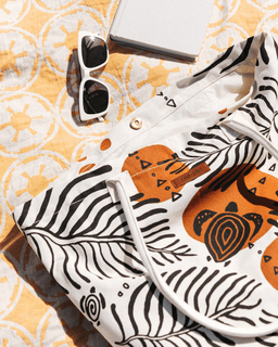 Retro Turtles Beach Tote