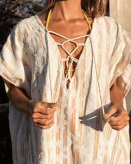 Daisy Stripe Cover Up