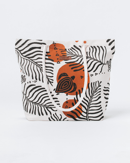 Retro Turtles Beach Tote