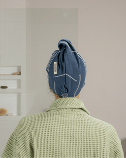 Classic Hair Towel - Navy