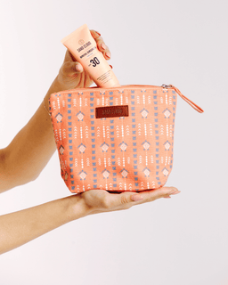 Diamond Mudcloth Zipper Pouch