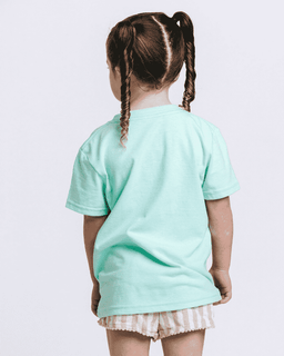 Make The Sea Trash Free Kids Tee - Soft Mint