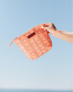 Diamond Mudcloth Zipper Pouch