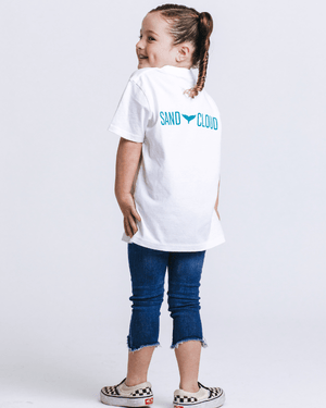 SC Whale Tail Kids Tee - White