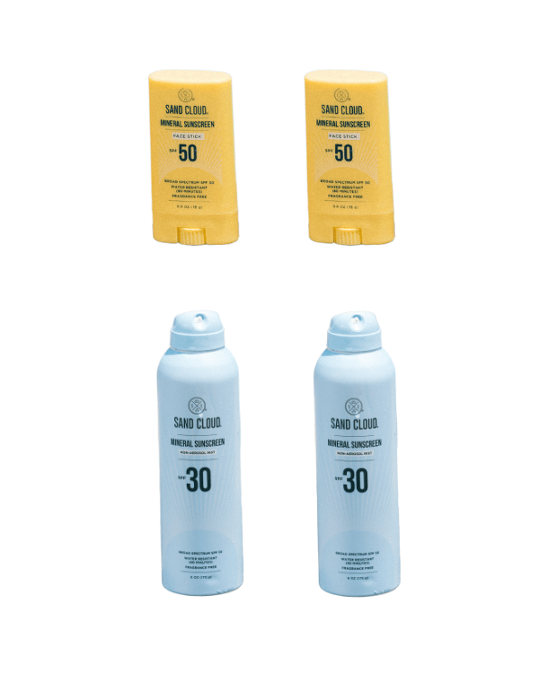 2 Mineral Sunscreen Mist + 2 Mineral Sunscreen Face Stick