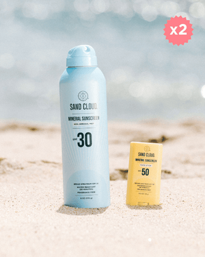 2 Mineral Sunscreen Mist + 2 Mineral Sunscreen Face Stick