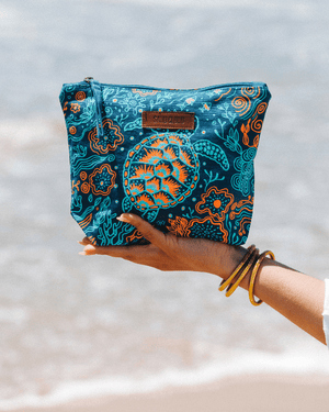 Reef Turtles Zipper Pouch