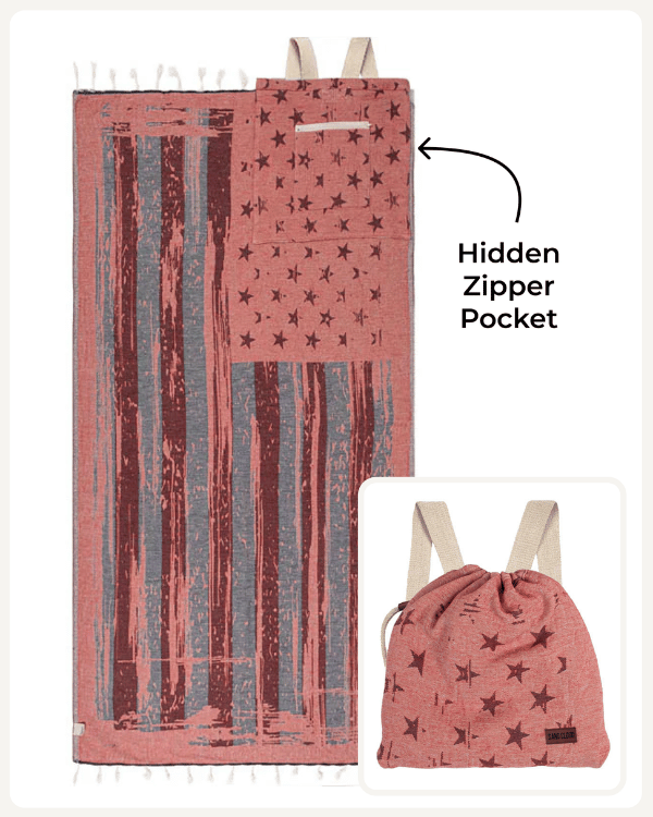 Flag Towel Bag