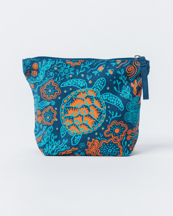 Reef Turtles Zipper Pouch