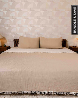 Taupe Bedding Set - King