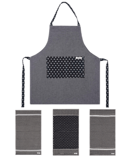 Cassia Bundle - 1 Towels Set, 1 Apron