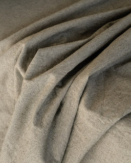 Close-up of moss fabric with folds
