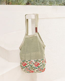Floral Net Market Bag