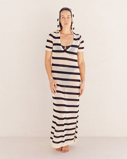 Gappo Hooded Net Dress