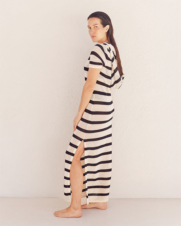 Gappo Hooded Net Dress