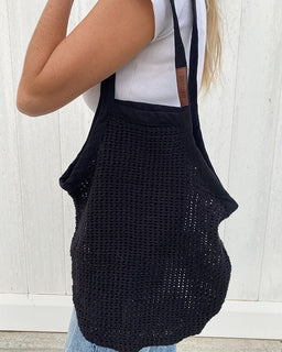 Net Market Bag Black