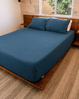 Sonoran Fitted Sheet - Dark Denim